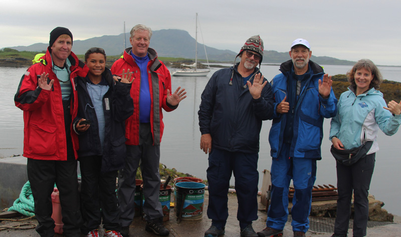 Sailing SV Canna - Wire chase in the bilge is done and wires are in place.